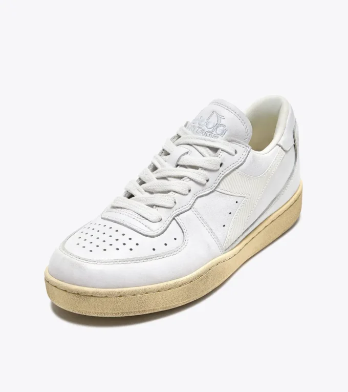 Mi Basket Low Used Heritage Ledersneaker