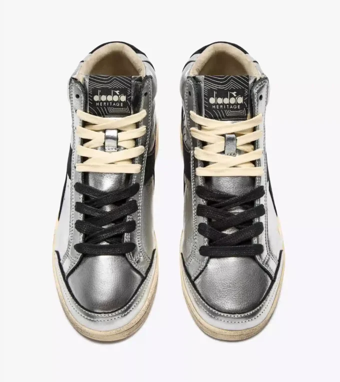 Prestige High Metal Gebrauchte Heritage-Sneaker aus Leder