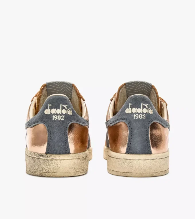 Prestige Metal Used Heritage Sneaker aus Leder