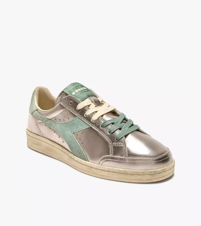 Prestige Metal Used Heritage Sneaker aus Leder