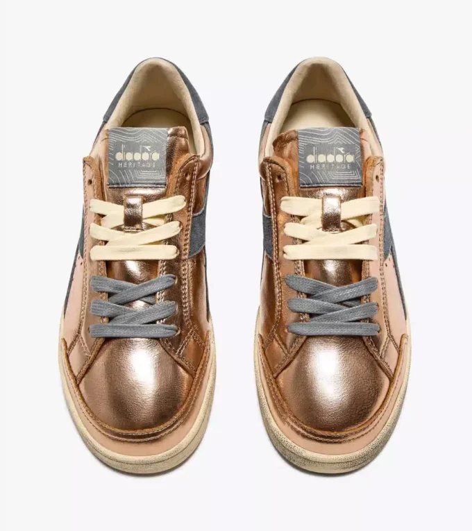 Prestige Metal Used Heritage Sneaker aus Leder