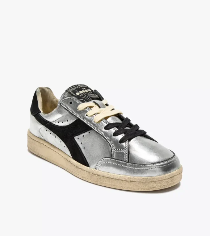 Prestige Metal Used Heritage Sneaker aus Leder