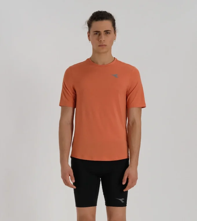 Ss T-Shirt Tech Run Crew Hochleistungs-Laufshirt