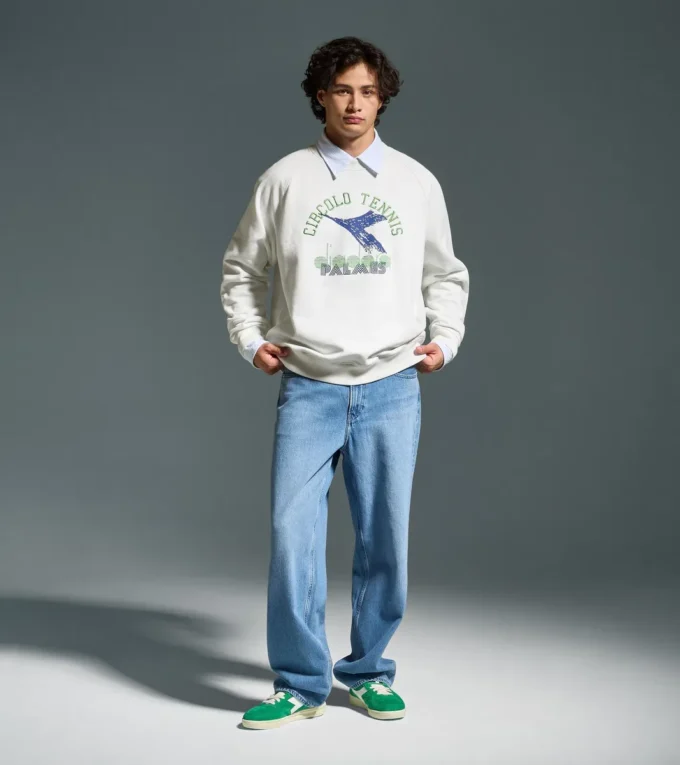 Sweatshirt Crew Legacy Sweatshirt Crew Legacy – Hergestellt in Italien