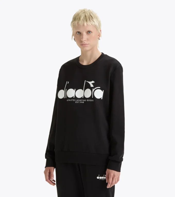 Sweatshirt Crew Logo Baumwoll-Crewneck