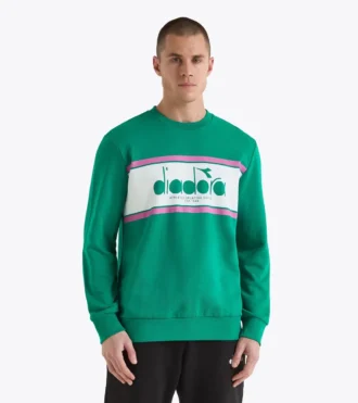Sweatshirt Crew Logo Baumwoll-Crewneck