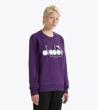 Sweatshirt Crew Logo Baumwoll-Crewneck