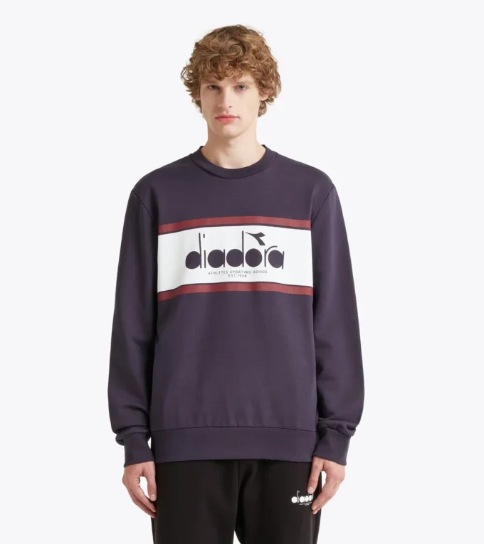 Sweatshirt Crew Logo Baumwoll-Crewneck