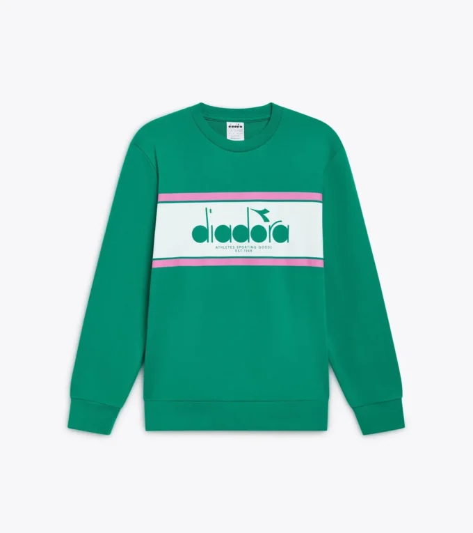 Sweatshirt Crew Logo Baumwoll-Crewneck