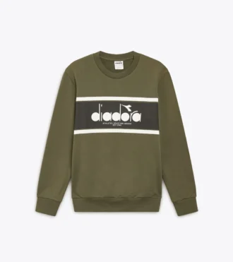 Sweatshirt Crew Logo Baumwoll-Crewneck