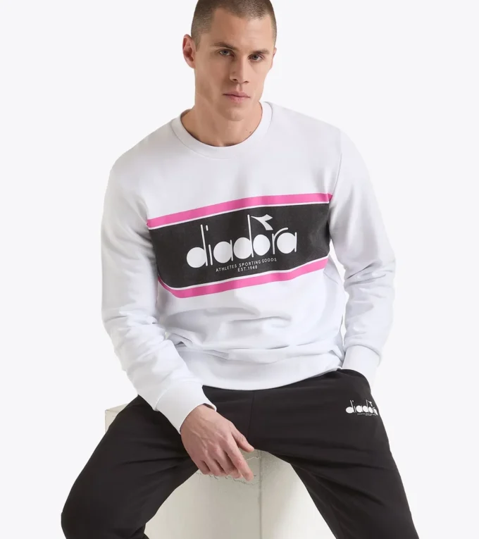 Sweatshirt Crew Logo Baumwoll-Crewneck