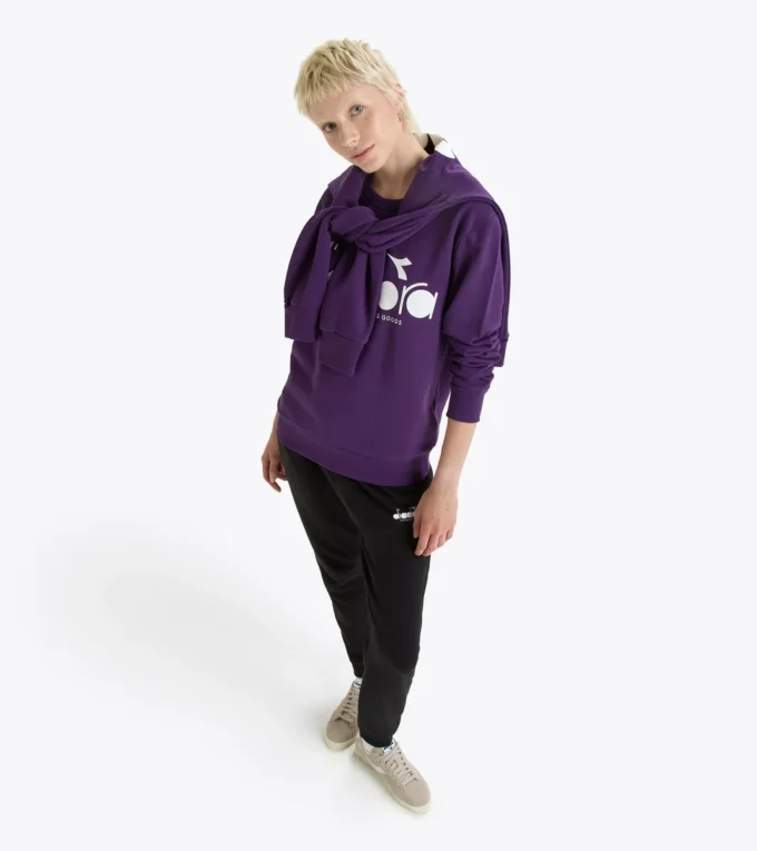 Sweatshirt Crew Logo Baumwoll-Crewneck