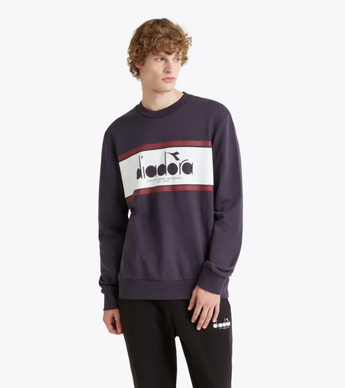 Sweatshirt Crew Logo Baumwoll-Crewneck