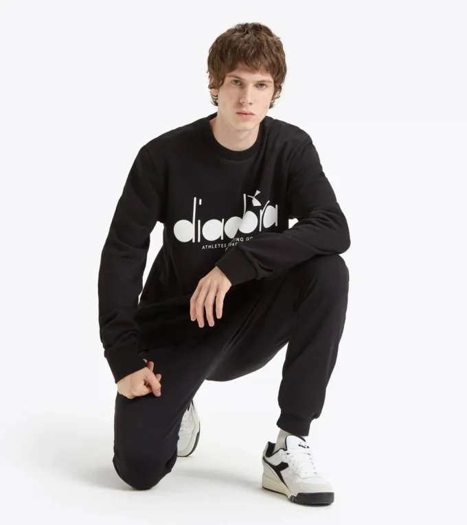 Sweatshirt Crew Logo Baumwoll-Crewneck