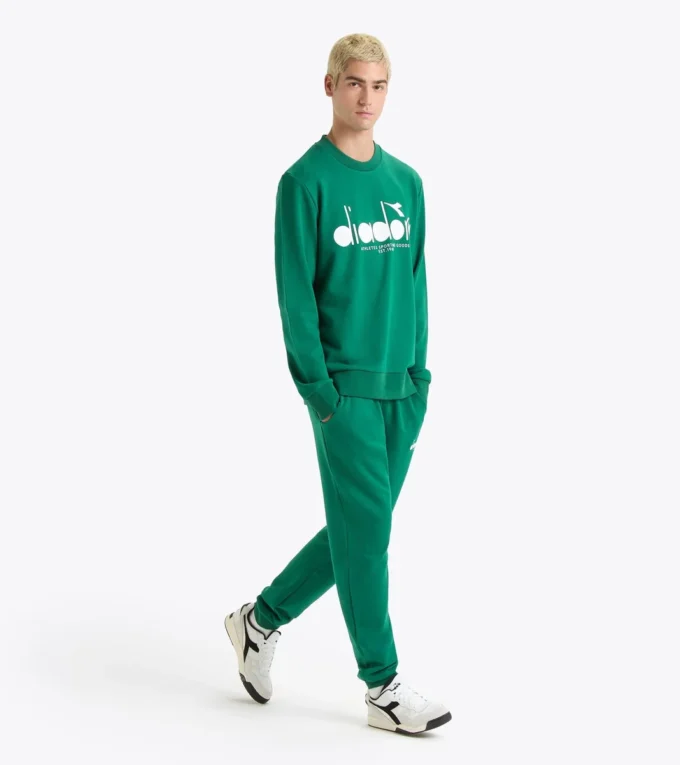 Sweatshirt Crew Logo Baumwoll-Crewneck