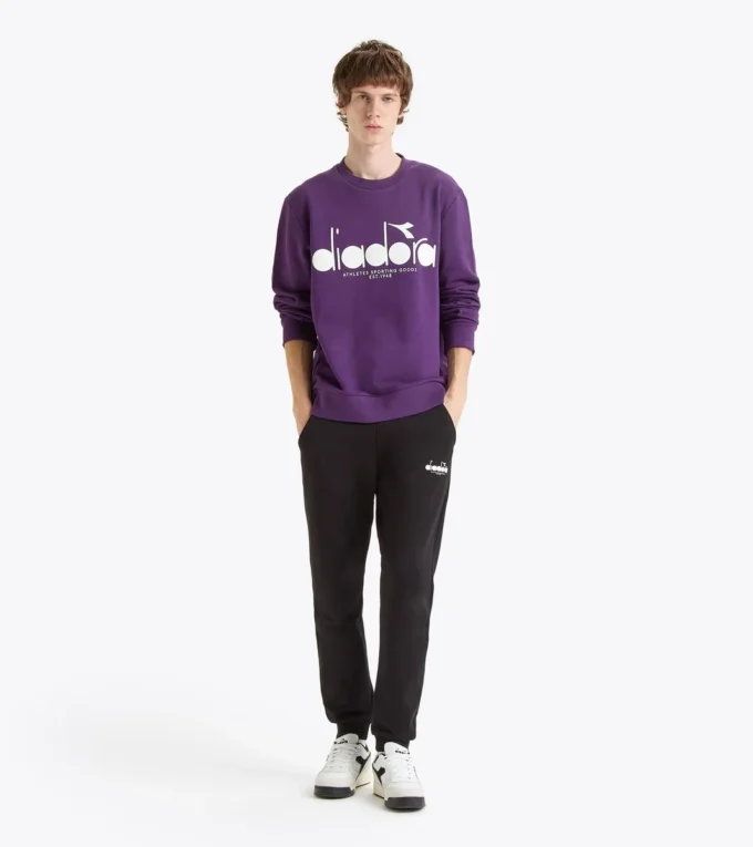 Sweatshirt Crew Logo Baumwoll-Crewneck