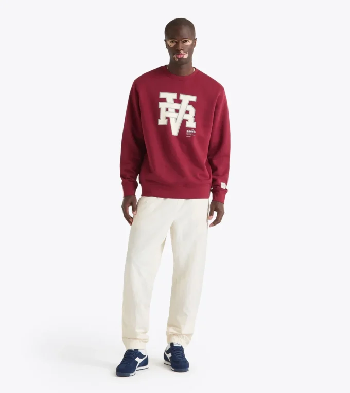 Sweatshirt Crew Run Valley College-inspiriertes Sweatshirt mit Rundhalsausschnitt – Run Valley