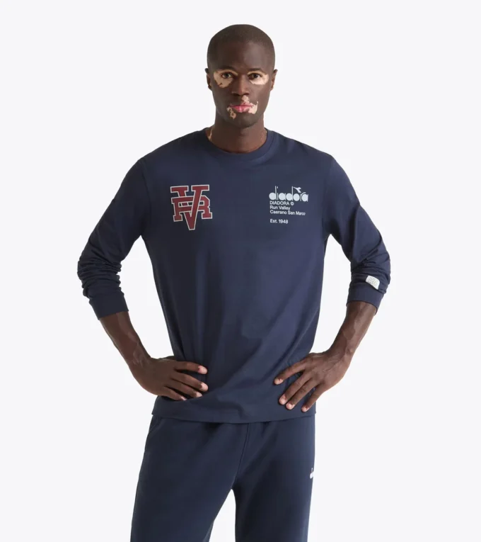 T-Shirt Ls Run Valley T-Shirt im College-Stil – Run Valley