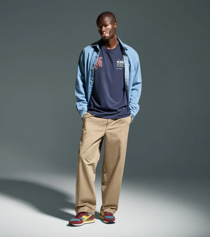 T-Shirt Ls Run Valley T-Shirt im College-Stil – Run Valley