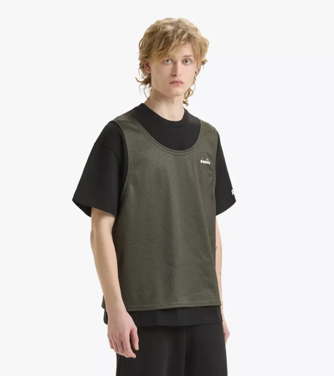 T-Shirt Ss 2-in-1-Kombination aus Legacy-T-Shirt und Tanktop – Hergestellt in Italien – Unisex