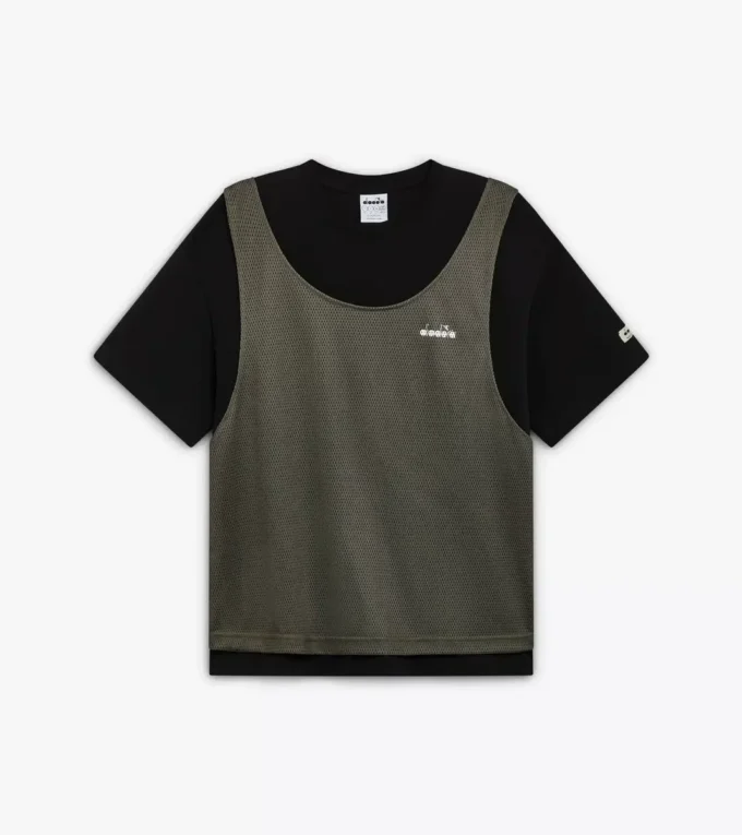 T-Shirt Ss 2-in-1-Kombination aus Legacy-T-Shirt und Tanktop – Hergestellt in Italien – Unisex