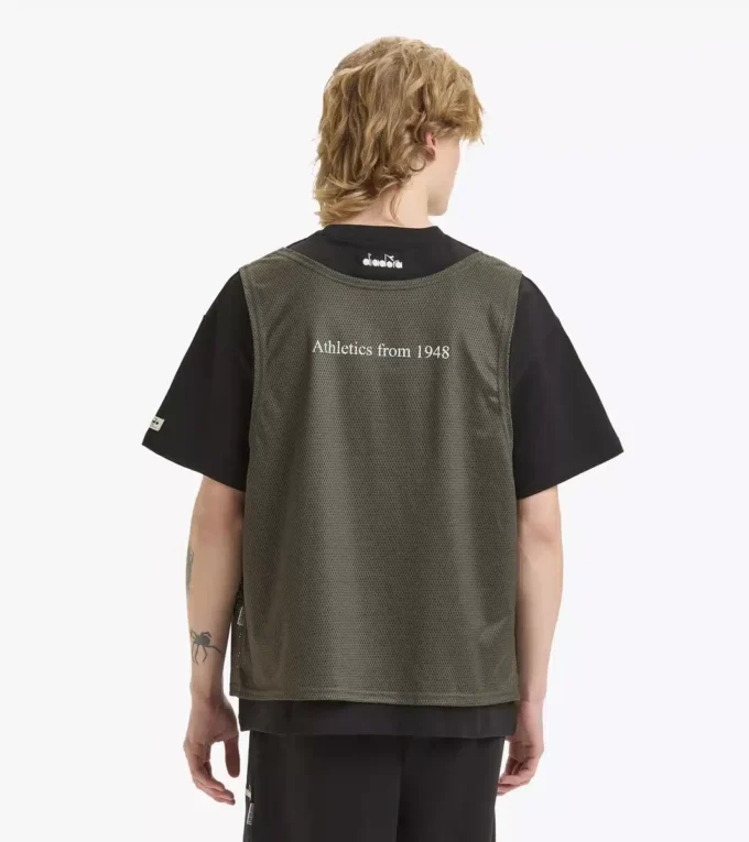 T-Shirt Ss 2-in-1-Kombination aus Legacy-T-Shirt und Tanktop – Hergestellt in Italien – Unisex