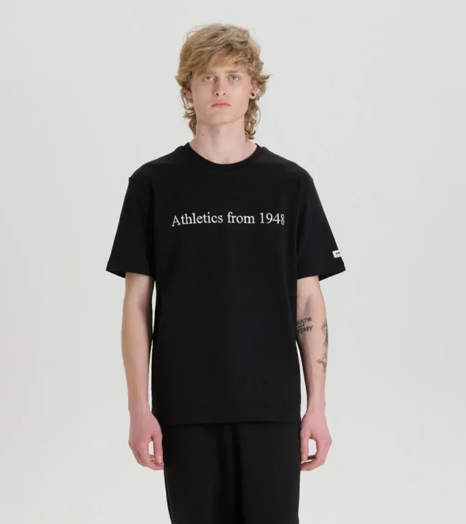 T-Shirt Ss Legacy T-Shirt aus 50 % recycelter Baumwolle – Made in Italy – Unisex