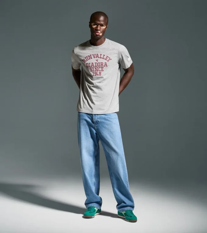 T-Shirt Ss Run Valley T-Shirt im College-Stil – Run Valley