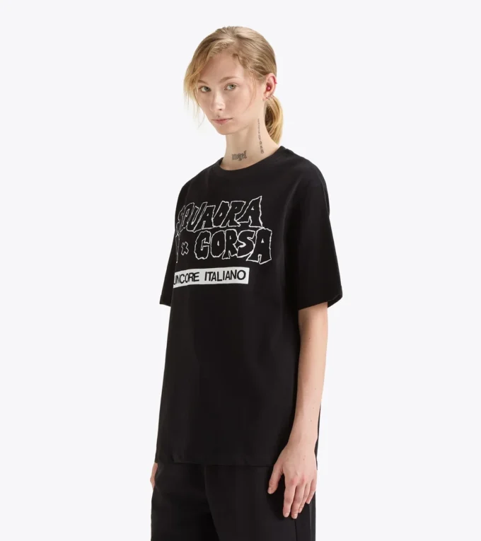 T-Shirt Ss Squadra Di Corsa Squadra di Corsa T-Shirt – Recycelte Baumwolle – Unisex T-Shirt Ss Squadra Di Corsa Squadra di Corsa T-Shirt – Recycelte Baumwolle – Unisex