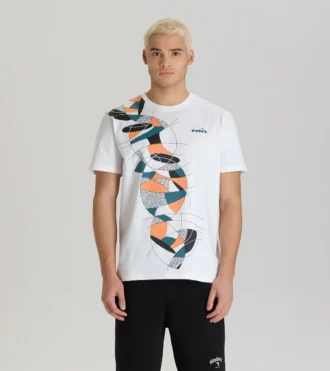 T-Shirt Ss Tennis 90 T-Shirt im Stil der 90er Jahre – Made in Italy