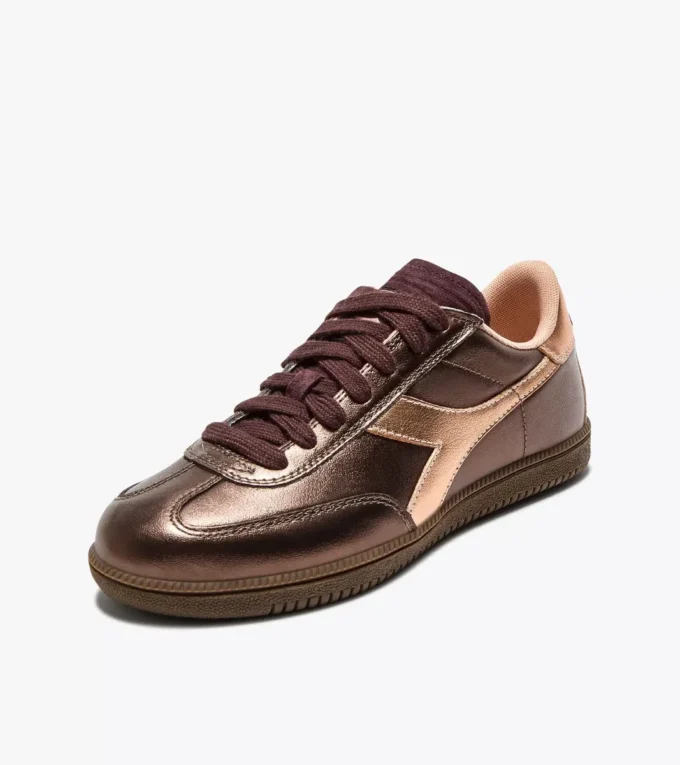 Trainer Metalized Sneakers aus metallisiertem Leder