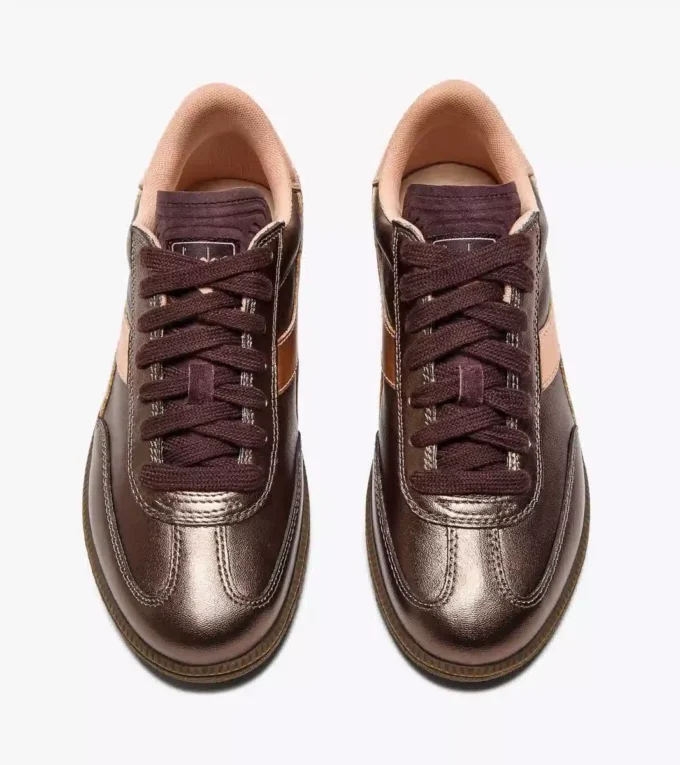 Trainer Metalized Sneakers aus metallisiertem Leder