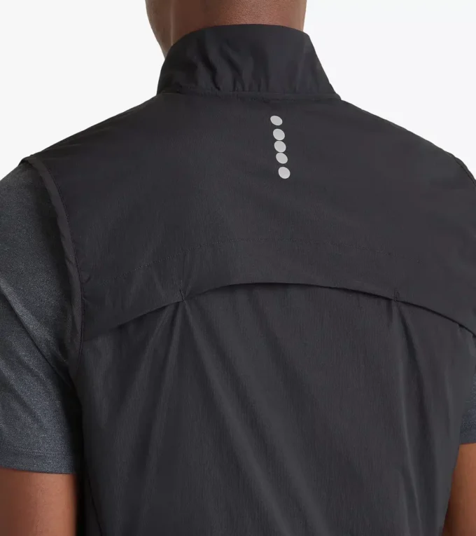 Windbreaker Packbare Weste Packbare Windbreaker-Weste – Laufen